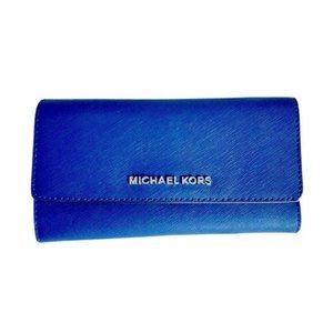 Michael Kors Blue Envelope Wallet